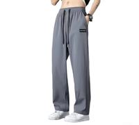 Pantalon Polyester pour Homme Confortable Pantalon Polyester(Gray 3XL) | Séchage pour rapide, coupe loose, idéal pour transpiration, confort maximal, mouvement libre