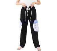 Pantalon porte-sac à urine pour cathéter, peut contenir (2) sacs à jambe de 2000 ml pour néphrostomie, cathéters sus-pubiens et biliaires, pantalon porte-sac à urine avec poches à double fermeture,XL
