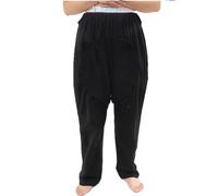 Pantalon Post-opératoire Entièrement Ouvert, Vêtement For Personnes Paralysées Avec Fermeture Éclair Latérale Facile À Enfiler Et À Retirer, Vêtement Adaptatif For Personnes Âgées(Black,XXL)