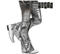 Atosa deguisement pantalon disco gris brillant XL