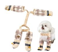 Pantalon Pour Chiens - Jolie Combinaison De Chiots Avec Chaussures | Vêtements Pour Animaux De Compagnie Confortables Pour Les Aventures | Vêtements Pour Chiens En Toute Saison Pour Voyager À La Maiso