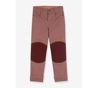 Pantalon pour enfants KUULU CANVAS finkid, coupe droite bois de rose 4A