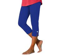 Pantalon pour Femme Coupe ajustée Sept huitième Tendance boutonné Devant décontractée Confort Optimal élégance raffinée Tenue Quotidienne