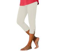 Pantalon pour Femme Coupe ajustée Sept huitième Tendance boutonné Devant décontractée Confort Optimal élégance raffinée Tenue Quotidienne