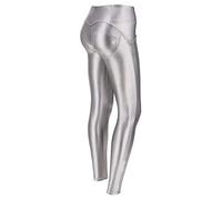 Pantalon pour Femme WR.UP® Skinny en Simili-Cuir métallisé Mat - Argent - Medium
