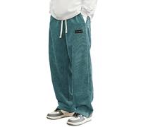 Pantalon pour Homme Décontractés Couleur Unie Pantalons avec Cordon Ample Tissu Durable Pantalon avec Polyvalent Poches Grande Taille Léger Chaud Sport Pantalons Homme