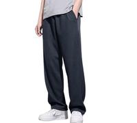 Pantalon pour Homme Poche en Ample Convient pour Pantalon de Jogging à Cordon de Serrage à Bas Droit décontracté Pantalon de - d'entraînement d'exercice de Course (GY1, XXXXL)