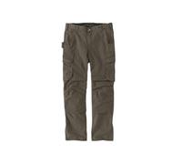 Carhartt Pantalon de travail cargo 105072 Steel Ripstop Robuste Gris foncé W30/L32