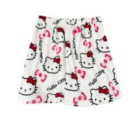 Pantalon Pyjama Femme Flanelle - Bas de Pyjama Polaire Chaud et Doux Confort Cartoon Chat Anime Imprimé Kawaii Mode Décontracté Vêtements de Nuit Pantalons pour Maison Lounge