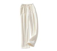 Pantalon Pyjama Polaire Femme Hiver Couple Flanelle Doux Automne Bas De Pyjama Confortable éLastique Chaud