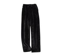 Pantalon Pyjama Polaire Femme Hiver Couple Flanelle Doux Automne Bas De Pyjama Confortable éLastique Chaud