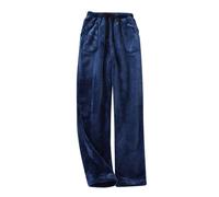 Pantalon Pyjama Polaire Femme Hiver Couple Flanelle Doux Automne Bas De Pyjamas Chaud Confortable éLastique