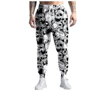 Pantalon Randonnée Homme Modulable Jogging Pince Laine Pants Soldes Relaxed Fendu 5 sans Bouton Plis Rayures Dessus Chaussure Pant Jacquard Hanche Squelette Peau