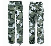 Brandit Pantalon cargo US Ranger Homme Blanc/Noir/Gris Taille 2XL