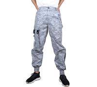 Pantalon réfléchissant pour Homme de Marque Hip Hop Dance Pantalon décontracté Harajuku Night Sport Jogging - - Large
