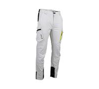 Pantalon résistant 4WAYS STRETCH CONTRASTE zéro métal - Blanc - LMA - 1915