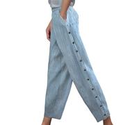 Pantalon Resserré Cheville Femme Fluide Ete Grande Taille Jogging Porte Blanc Bas De Noir Chic Et Elegant Plage Pantacourt Legging Sarouel Portefeuille Pyjama Baggy Hippie Leger Été Ample Thai