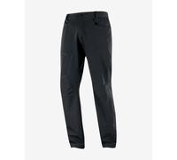 Salomon - Pantalon de randonnée chaud - Wayfarer Warm Pants M Deep Black pour Homme en Softshell - Taille 38 FR - Noir Noir 38 FR