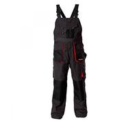 Pantalon salopette de travail pour hommes Lahti Pro - Vêtement de sécurité PN-EN ISO 13688 - Noir, Taille S/48, LPSR0248