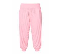 Pantalon sarouel Ali Baba pour filles - Pantalon large décontracté, ample, élastique, pour la danse, yoga, leggings néon, à taille haute, fantaisie, décontracté, rose bébé, 9-10 Ans