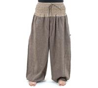 Pantalon sarouel grande taille mixte natural