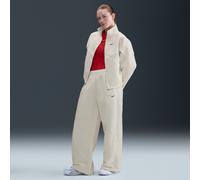 Pantalon satiné Nike Windrunner pour femme Sail/Noir M (FR 42-44)