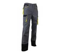 Pantalon SECHOIR coton/poly gris/noir taille 42 - LEBEURRE - 1258-42
