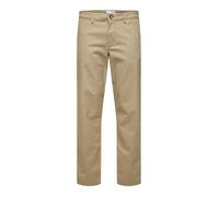 Selected New Miles Straight Fit Chino Pants Beige 33 / 32 Homme