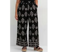 Pantalon - Sheego - noir à motifs NOIR À MOTIFS 52