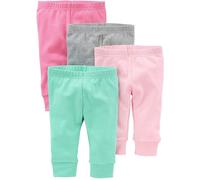 Pantalon - Simple Joys by Carter's - Lot de 4 - 100% Coton - Taille Élastiquée 18-24 mois