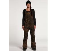 Pantalon Ski/snow Volcom Elm Gore Bib Overall Leopard Femme Marron 2021 taille XS
