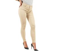 Pantalon Slim Beige enduit Femme Morgan Palona 46