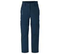 Vaude - Kid's Zip Off Pants Slim Fit - Pantalon convertible - 110/116 - dark sea