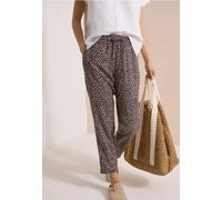 Pantalon slim taille mi-haute à coupe décontractée