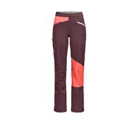 Pantalon softshell et ski alpinisme femme Ortovox W's Col Becchei Pants Winetasting M