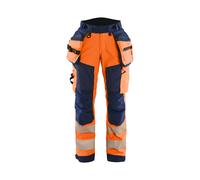 Pantalon Softshell Haute-visibilité Femme Blåkläder 7118 Orange fluo/Marine Blaklader - 711825135389C 48