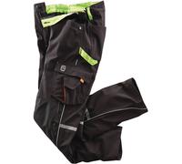 Pantalon softshell Terrax Workwear taille 56 noir/lime TERRAX