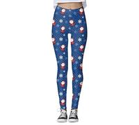 Pantalon Sport Femme Grande Taille Legging De Sport - Legging Push Up SéRie d'impression De NoëL Collants Taille Haute De Compression pour Yoga Course à Pied Gym Et Fitness Quotidien