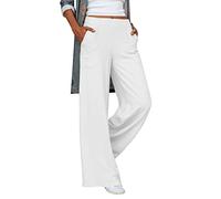 Pantalon Sport Femme Jogging Vêtements d'hiver Vetement De Legging Taille Haute Tenue Running Légère Ultra-Confort Leggings Chaud Sweatpants Hiver Grande Élastique Wide Waistband Blanc XL