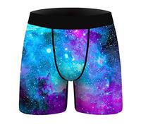 Pantalon Sport Homme Imprimé avec des Boxeurs serrés Casual à la Mode Slips Respirants pour Hommes Sports Pantalons pour Hommes(Purple,XL)