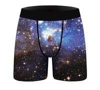 Pantalon Sport Homme Imprimé avec des Boxeurs serrés Casual à la Mode Slips Respirants pour Hommes Sports Pantalons pour Hommes(Blue,XXL)