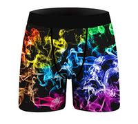 Pantalon Sport Homme Imprimé avec des Boxeurs serrés Casual à la Mode Slips Respirants pour Hommes Sports Pantalons pour Hommes(Green,XXL)