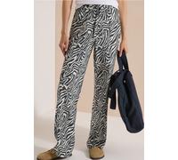 Cecil Pantalon Coupe Droite avec imprimé zèbre Palm Breeze Green L