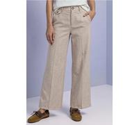 Street One 3818657 Pantalon Droit pour Femme Aspect mélangé Sable Dégradé 46 W x 26 L
