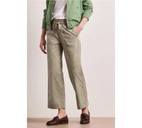 Street One Femme Pantalon Straight Legs en papertouchware in Beige, in size: 38