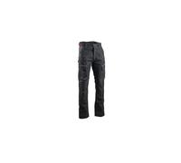 Pantalon Stretch Bicolore Cortex Avec Poches Genouillères - Noir - T.36 - Lma - 1783-36