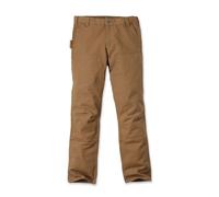 Carhartt Workwear Pantalon de travail Slim Fit Coton Duck Stretch Double devant Marron 46