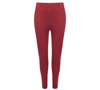 Pantalon stretch en daim pour femme, bordeaux, 40-42