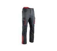 LMA Lebeurre Pantalon stretch FACOM Strap Noir/Gris/Rouge Taille 54