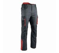Facom Pantalon STRAP FXWW1011E stretch poches genoux 2 positions Noir/Gris/Rouge Taille 38